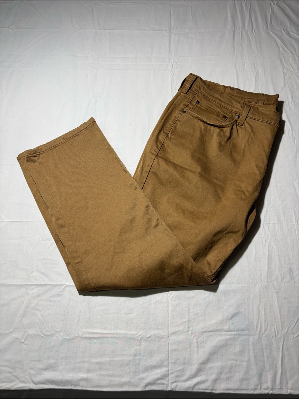 Levi's Men's 541 Tan Straight-Leg Chinos 44x32